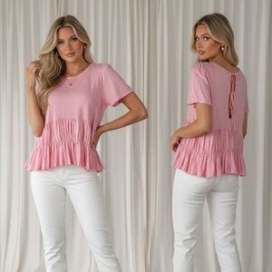 Chelsea and violet top ruffle tiered
